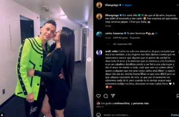 Novia Carlos Parra devastada: "Eras toda mi felicidad"