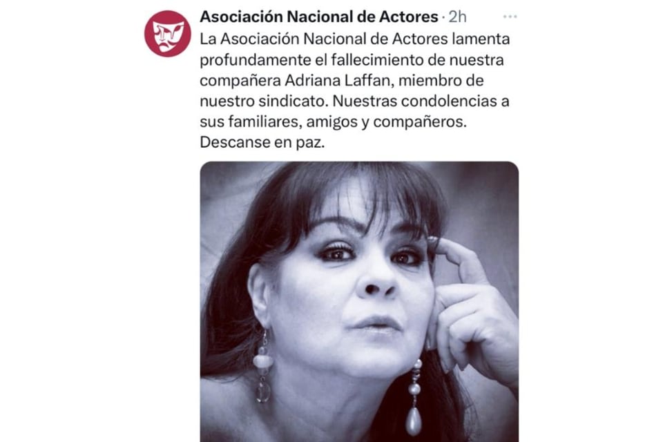 Adriana Laffan, Televisa, mourning, celebrities, MundoNOW