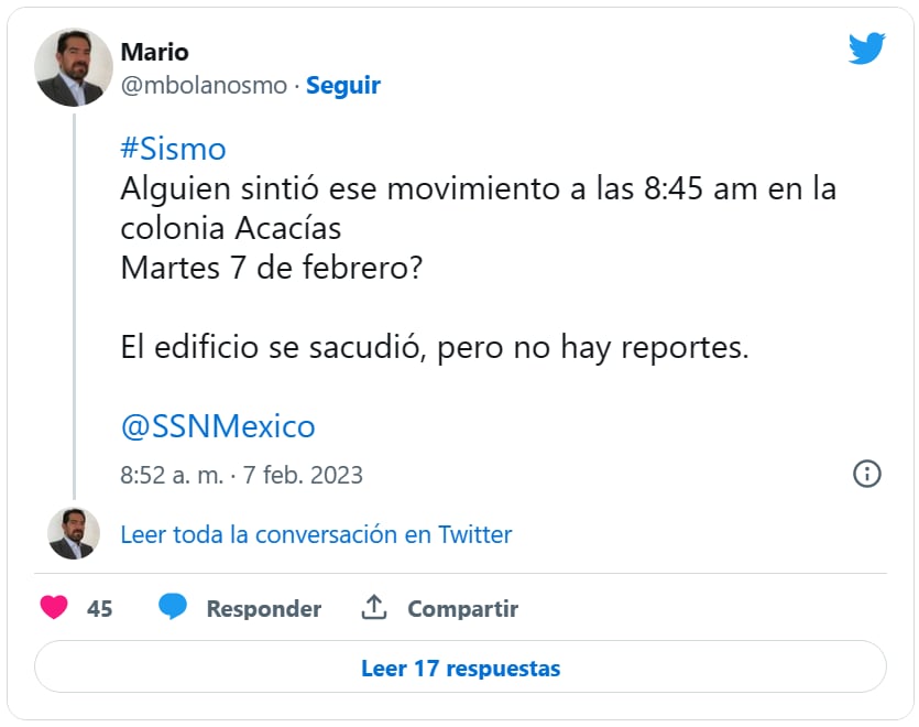 Sismo Ciudad México