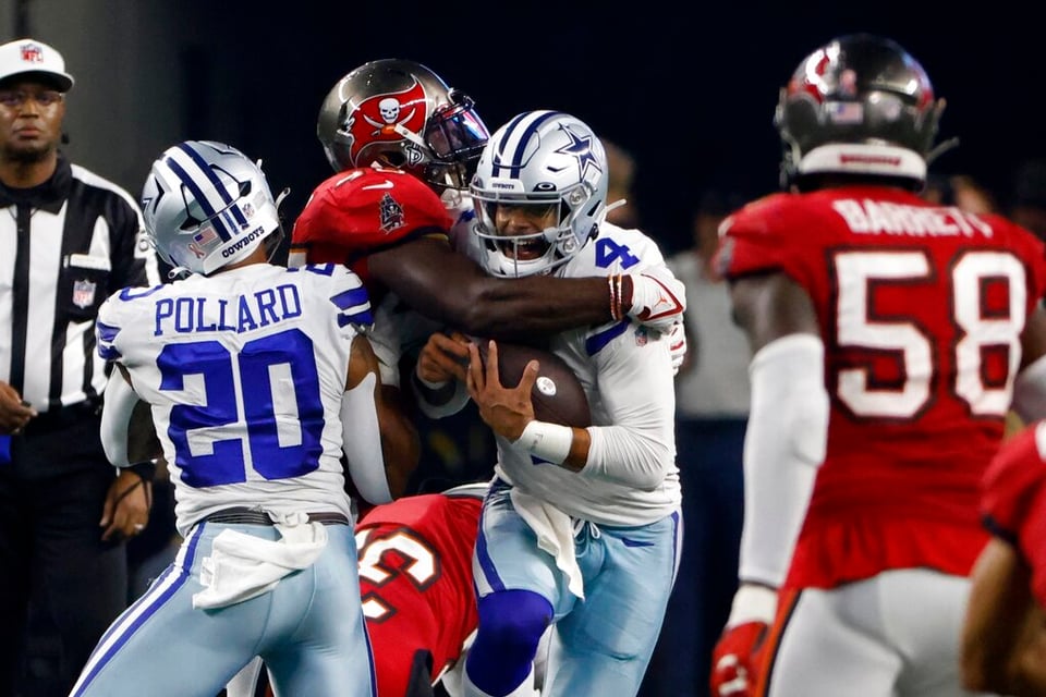 Se creía que Cooper Rush tendría problemas para mantener a los Dallas Cowboys a flote