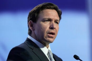 The rest of the Florida governor's team was also unharmed in the crash.
