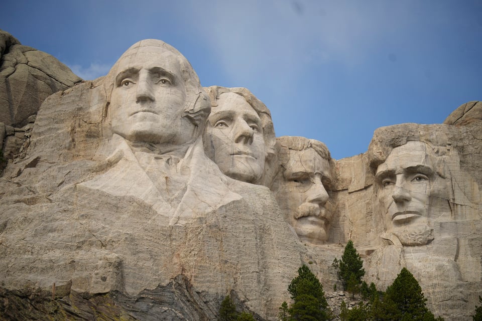 Mount Rushmore, presidents