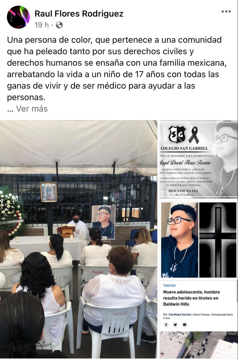 The family pleads to give the young man rest and send his body to Mexico