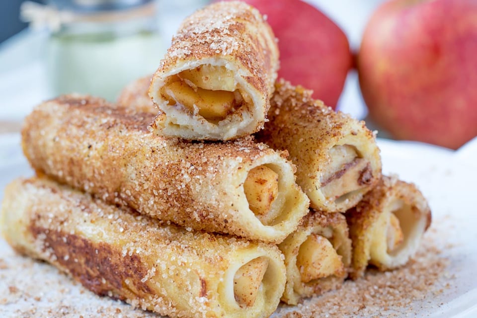 Apple, Cinnamon, Roll-Ups, snacks, children