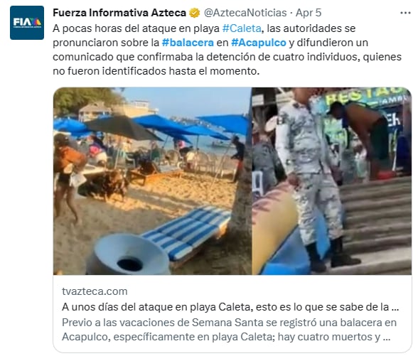 Violencia México