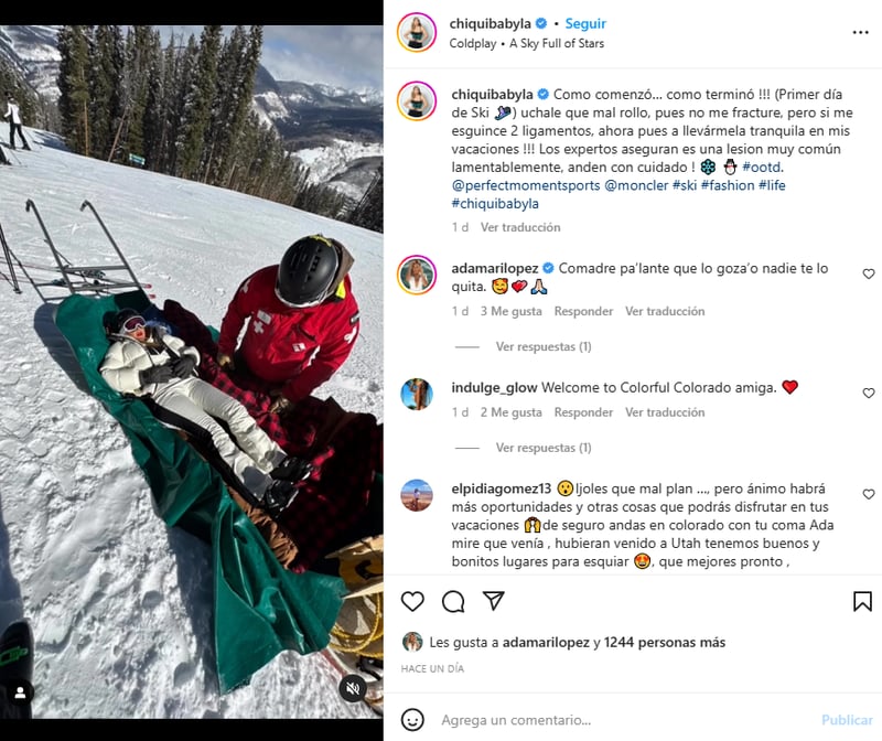 TV presenter injured