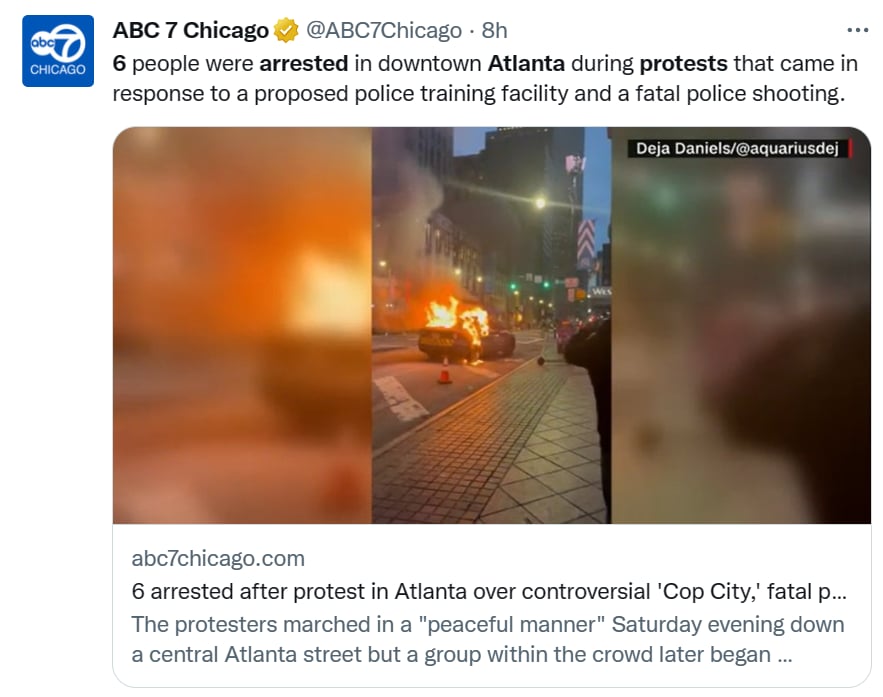 Protestas Atlanta muerte hispano