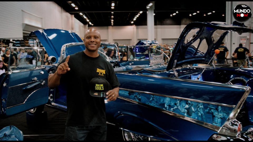 exito, Lowrider Tour 2022, numero 1, blue car
