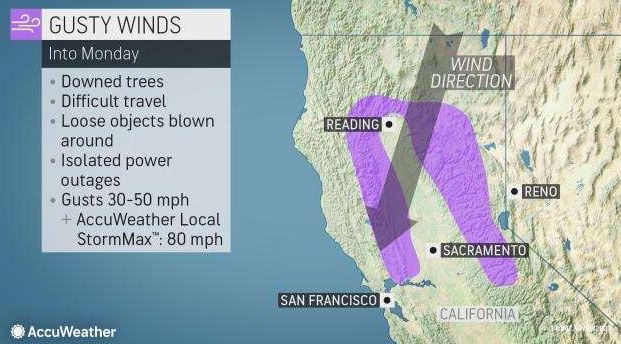 Advierten una tormenta que podrá producir nieve y causar estragos en California
