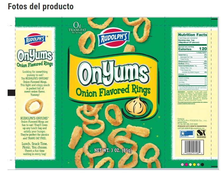 ¿Cuál es el producto afectado por el recall?