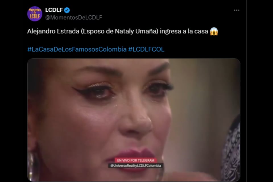 Nataly Umaña and Alejandro Estrada, Nataly Umaña, La Casa de los Famosos, Alejandro Estrada, Miguel Melfi