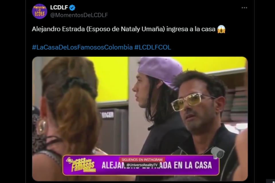 Nataly Umaña and Alejandro Estrada, Nataly Umaña, La Casa de los Famosos, Alejandro Estrada, Miguel Melfi