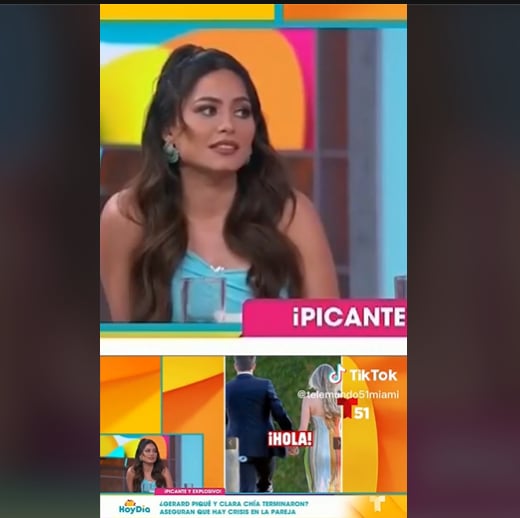 Andrea Meza: "Clara Chía is not to blame for anything, he is the slimy one"
