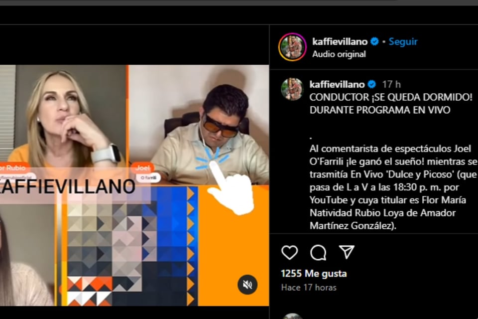 Conductor de espectáculos, Flor Rubio, Joel O'Farrili, Dulce y Picoso, Redes Sociales