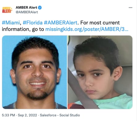 alerta amber