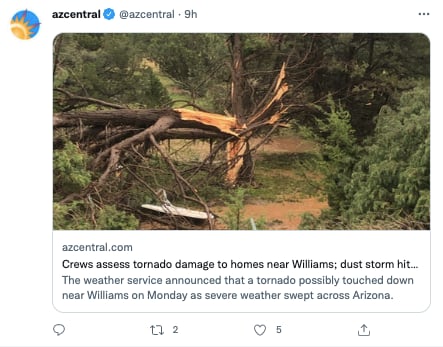 TORNADO ARIZONA