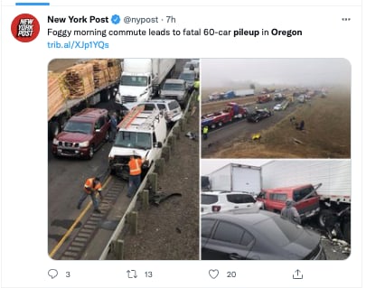 accidente oregon