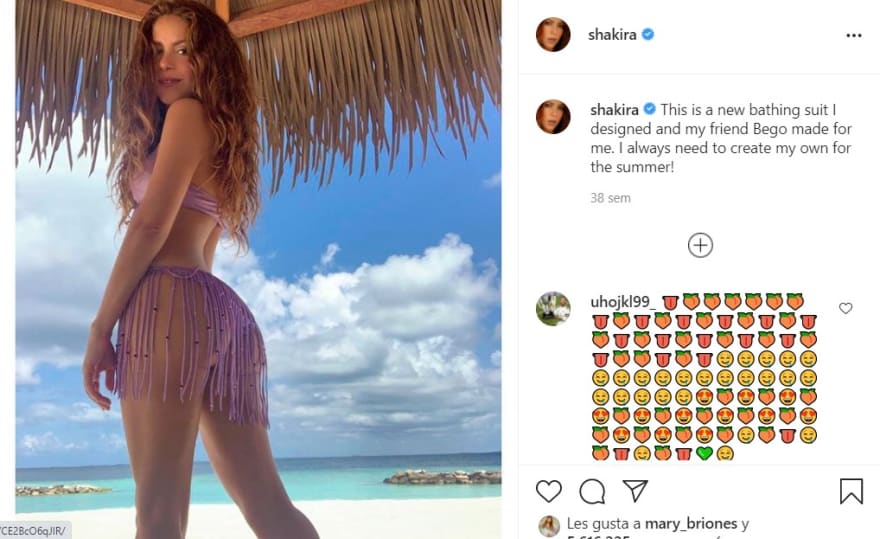 Shakira melts thousands doing glute exercises in black leggings