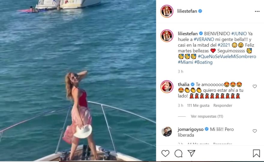 Lili Estefan is criticized for her body and for wearing a red swimsuit