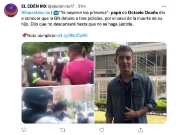 Father Octavio Ocaña statement: Have the guilty been arrested?