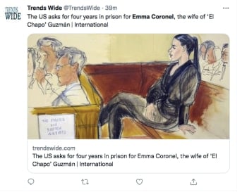 Wife Chapo Guzmán jail punishment