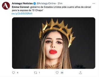 Emma Coronel wife of Chapo Guzmán