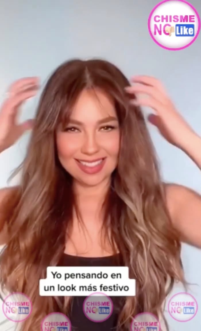 Thalía causes astonishment with her face