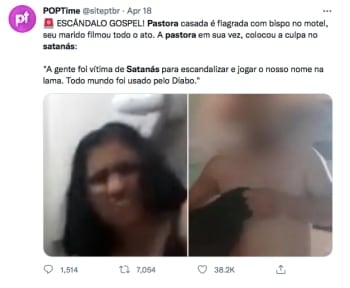 Pastor caught in Infidelity, blames Satan
