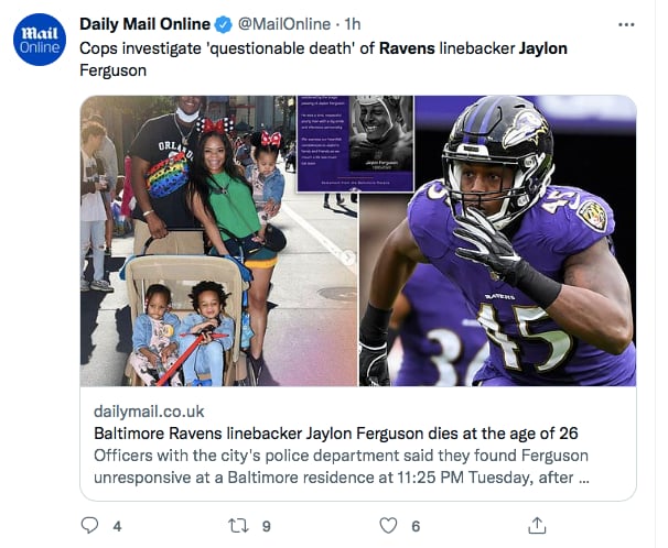 American football tragedy