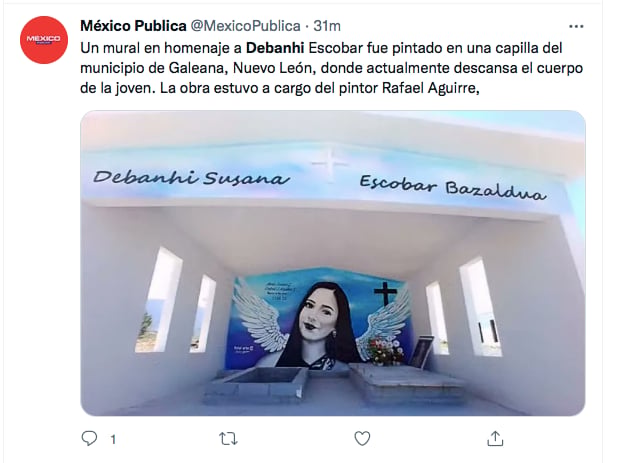Debanhi y el lugar donde descansa