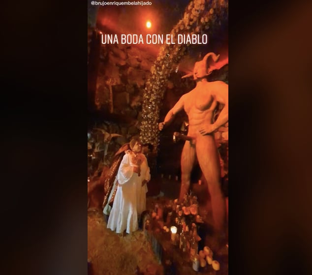 devil woman wedding