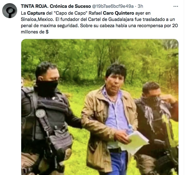 Captura del narco