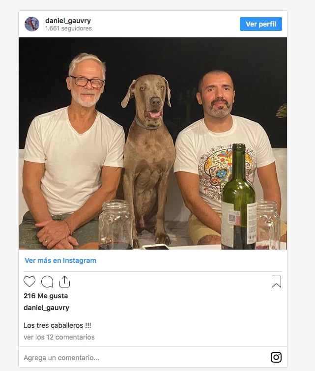 Daniel Gauvry and his partner
