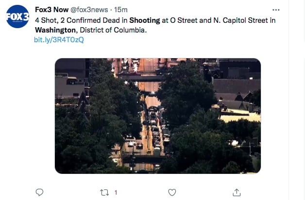 Tiroteo en Washington deja muertos