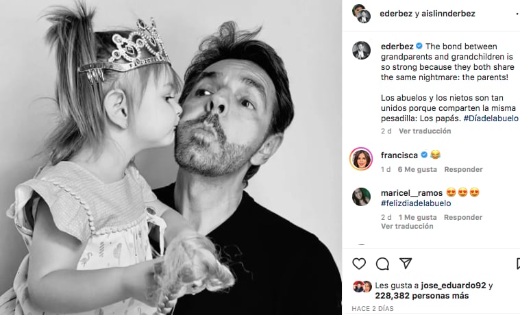 Eugenio Derbez última publicación