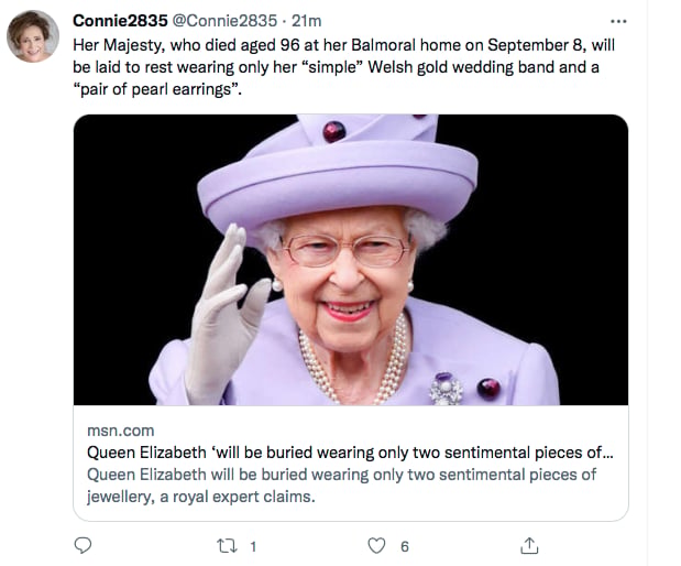 Reina Isabel II joyas