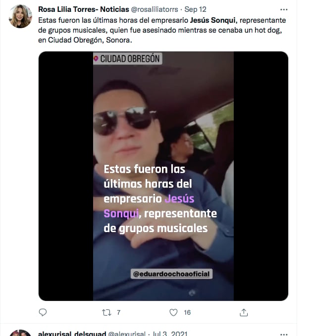 Jesus Sonqui last moments of life