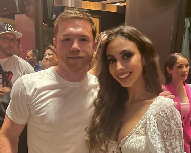Hija del Buki con Canelo