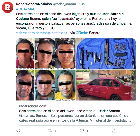 People arrested in Mexican singer murder