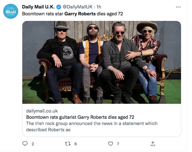 Devastated Boomtown Rats 