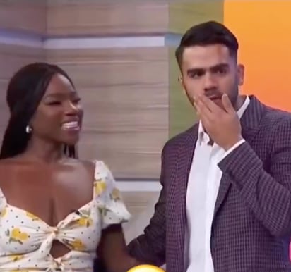 Conductor de Telemundo pasa vergüenza