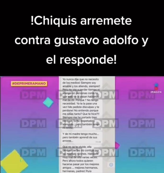 Chiquis Rivera blows up, whatsapp messages, journalist