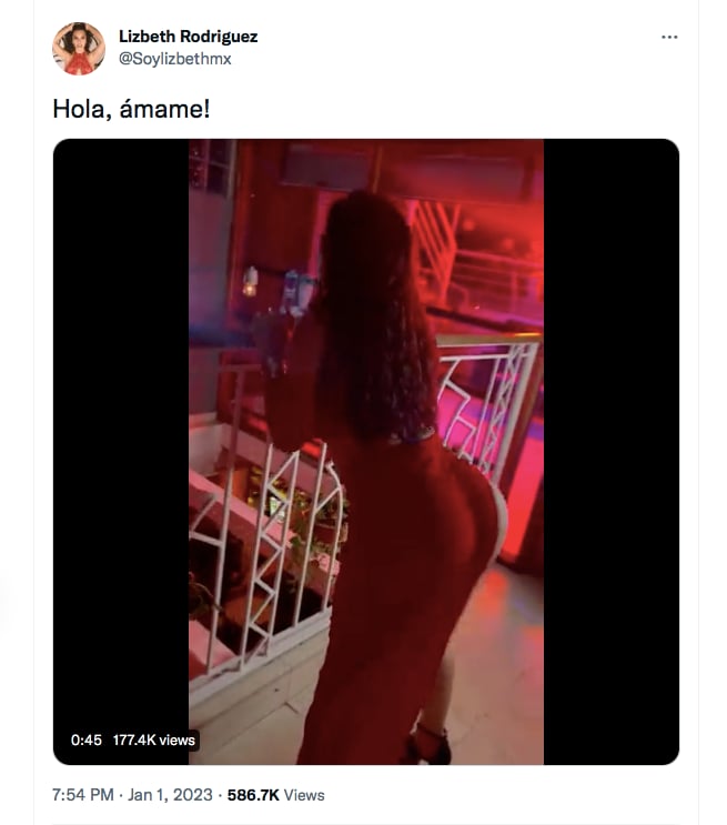Lizbeth Rodríguez wiggles mercilessly