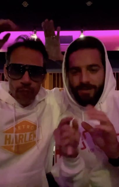 The singers met and will collaborate Marc Anthony