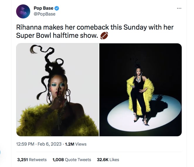Rihanna is ready for the Super Bowl