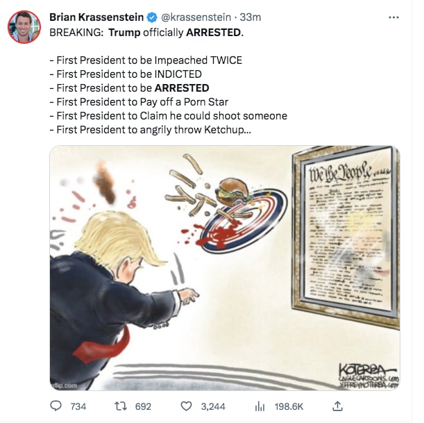 Trump arrest in Manhattan