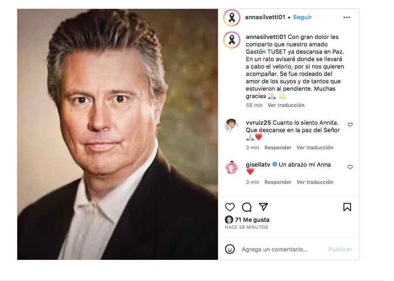 Muere Gastón Tuset