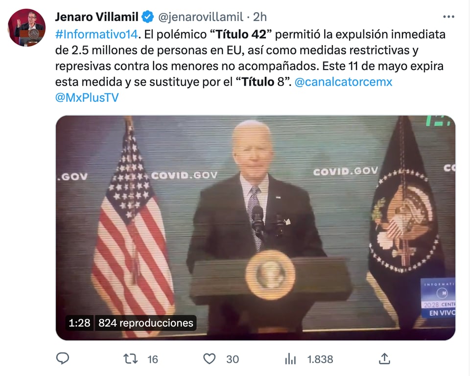 They count more than 12 thousand immigrants in Mexico