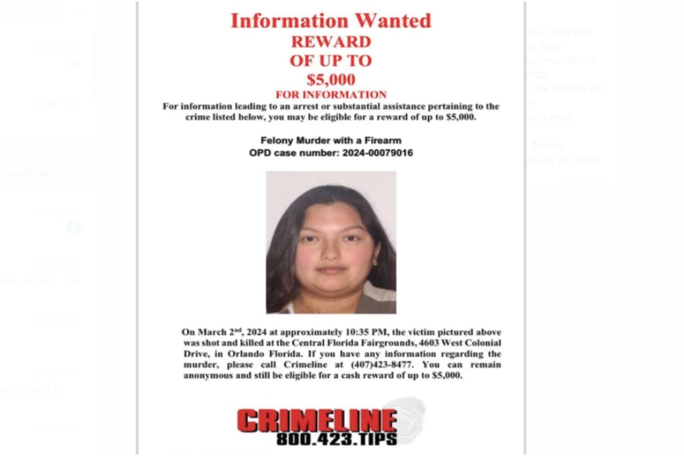 Verónica Ramírez, feria, hispana, asesinada, crimen