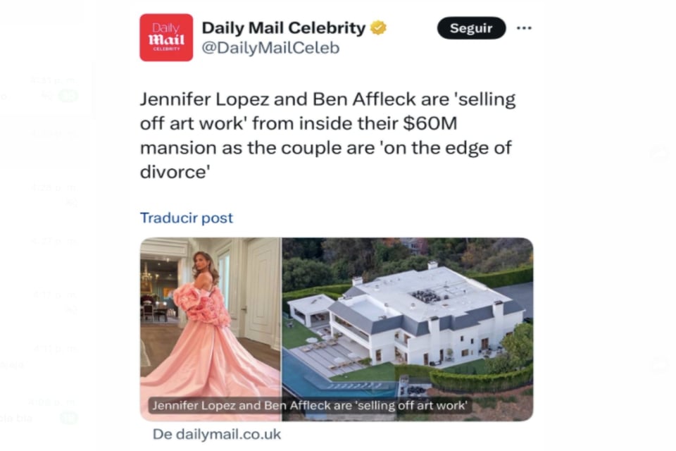 Jennifer Lopez, mansion, separation, couple, celebrities